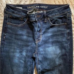 Low rise bootcut jeans